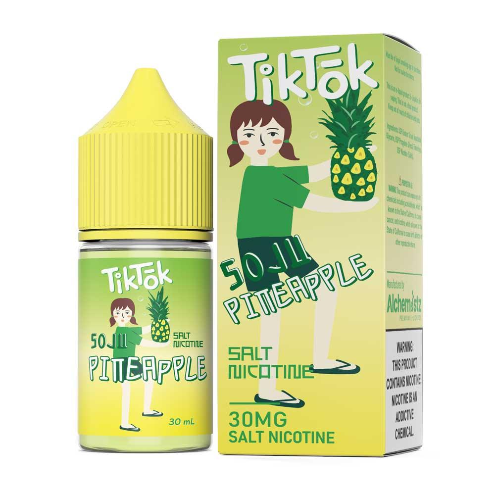 TikTok Salt E-Liquid - Soju Pineapple - 30ml - น้ำยาบุหรี่ไฟฟ้า - Thai Vape Shop